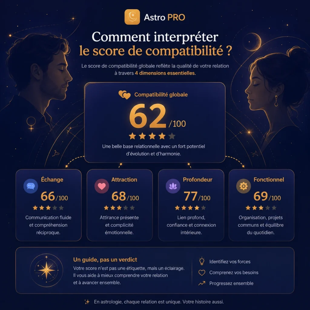 Comment interpréter le score de compatibilité ?