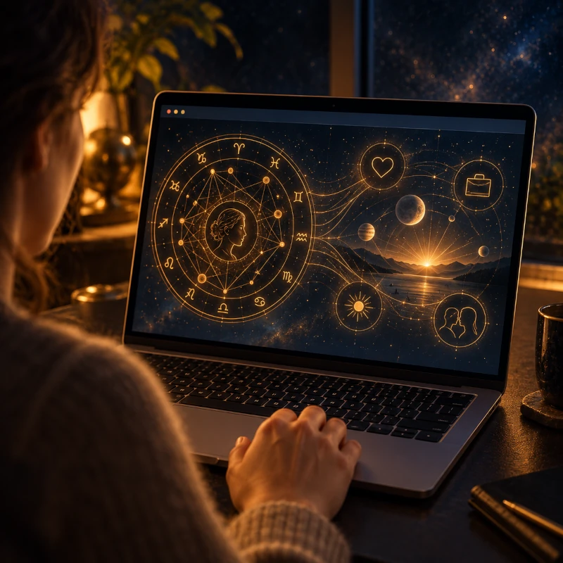 Quel site calcule un horoscope à partir du thème natal ?